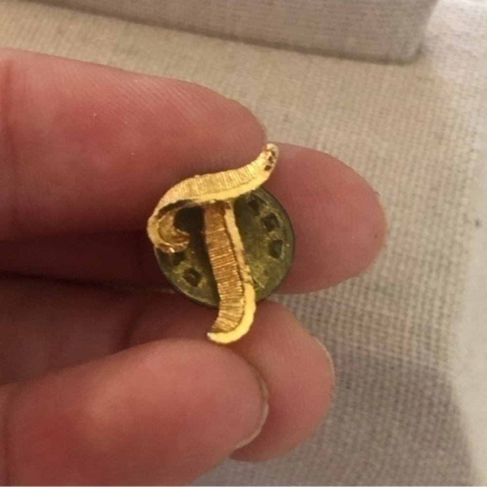 Vintage Letter T Pin
